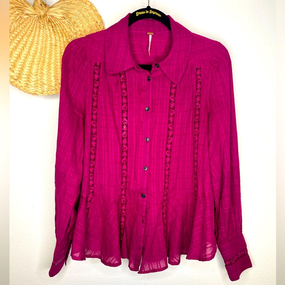 Free People button up
